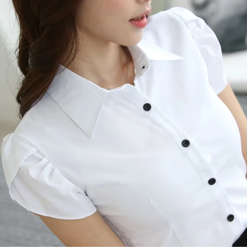 Blouses Cardigans Brand Women Tops White OL Office Clothes Woman Blusas Femininas Casual Female Blouse Shirts | Женская одежда