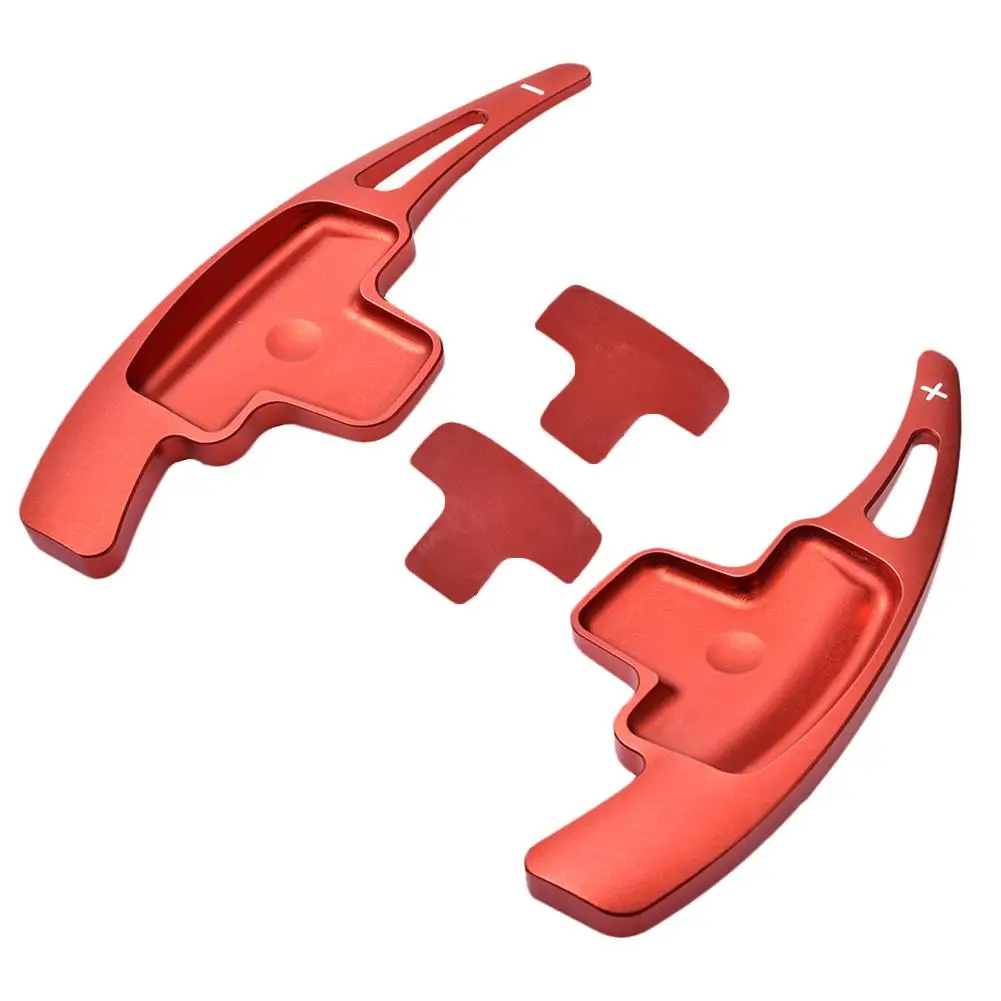Red 1 пара Алюминий Авто Рулевое колесо сдвига Paddle расширение для Mercedes Benz W176 W246 W205 W212 W222 C117 аксессуары - Цвет: Red
