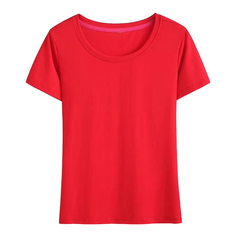 Женская тонкая футболка с короткими рукавами простая Милая Повседневная летняя