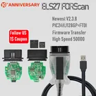 Новейшая зеленая печатная плата V2.3.8 ELS27 FORScan PIC24HJ128GP + FTDI Mircochip Многоязычная работа ELM327 и J2534 Pss-Thru для Mazda