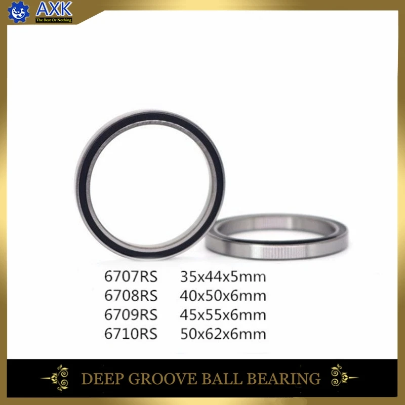 6707 2RS 6708 RS 6709 6710RS 35*44*5 мм (4 шт.) ABEC 1 тонкие 61707RS 6708RS упорные шариковые подшипники