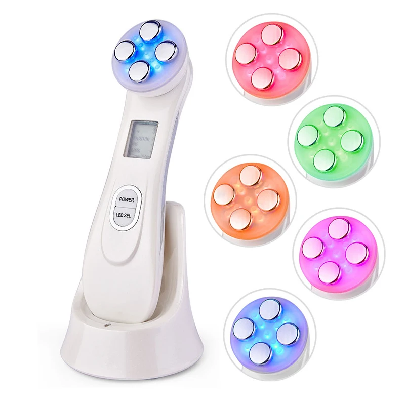 

5in1 RF EMS Radio Mesotherapy Electroporation Face Beauty Pen Radio Frequency LED Photon Face Skin Rejuvenation Remover Wrinkle