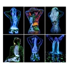 Алмазная 5D Вышивка Водопад LZAIQIZG, полноразмерная мозаика с изображением обнаженной девушки, домашний декор