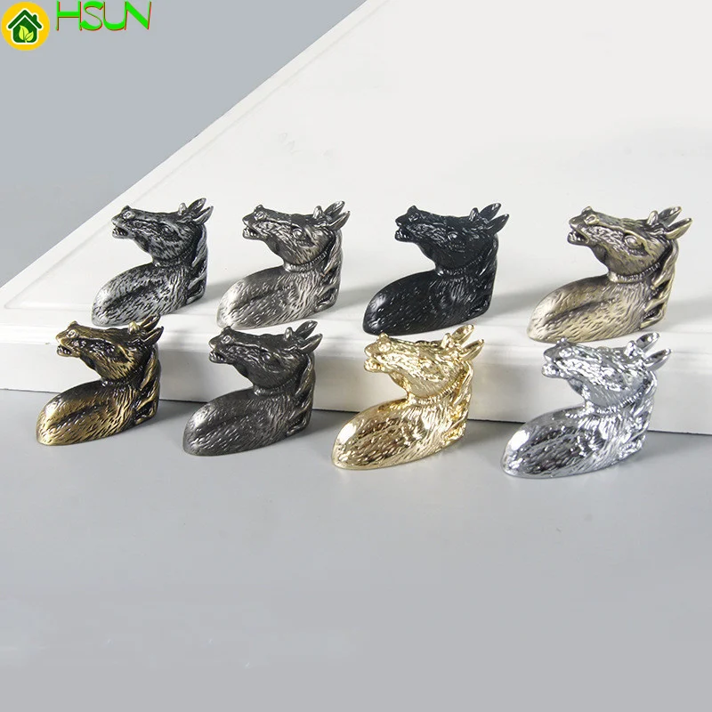 Ручка новинка из цинкового сплава в форме животных цинковый сплав головки с