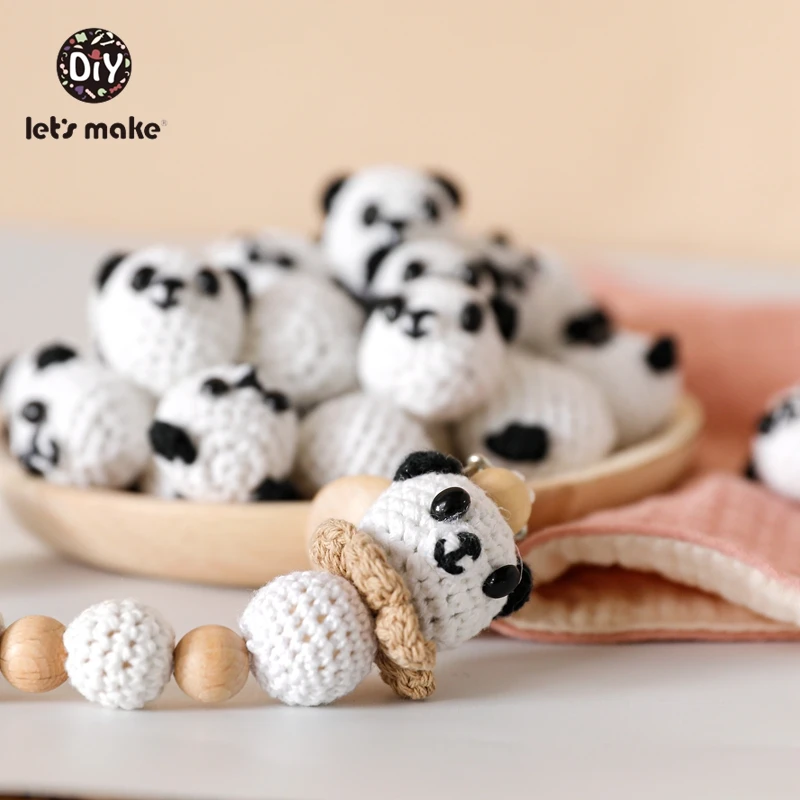 Вязаные крючком бусины Let's Make 1 шт. Детские аксессуары сделай сам грызуны