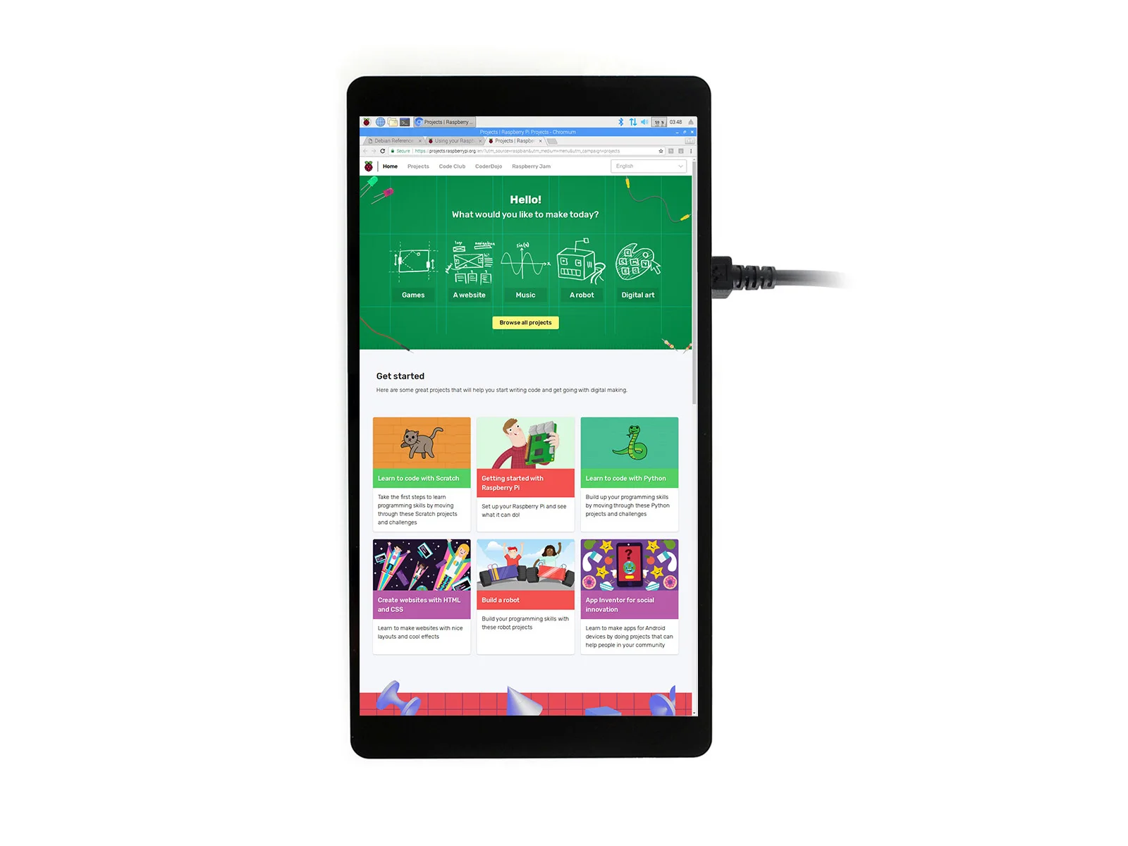 5 дюймовый емкостный сенсорный AMOLED дисплей Waveshare для Raspberry Pi HDMI-совместимый