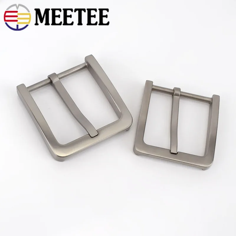 1Pcs 35/38/40mm Metal Solid Pure Titanium Pin Belt Buckle Anti-allergy Men Band Clasp Jeans Head DIY Hardware Accessories | Дом и сад