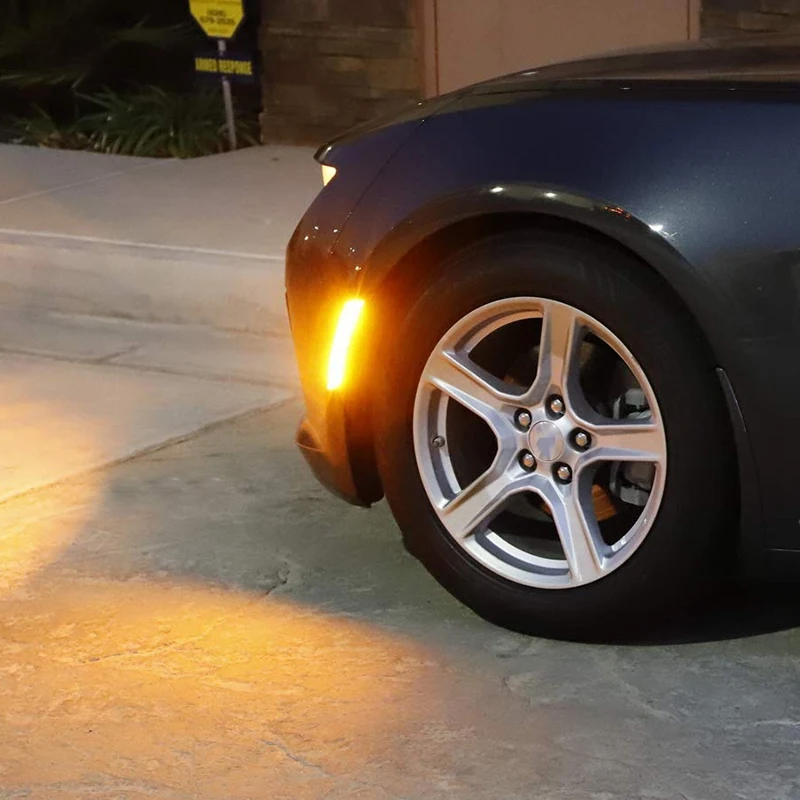 4 шт. светодиодный передний + задний бампер угловой боковой габаритный светильник