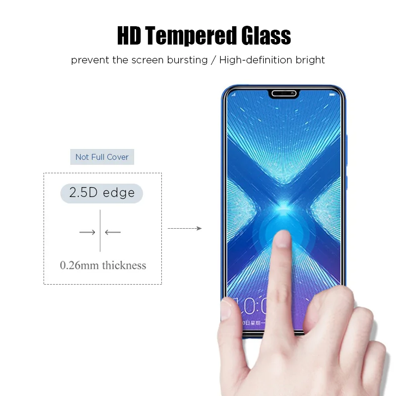 Защитное стекло для Honor 8X 10X Lite 9X Prime 8A 9A 8S 9S 20 Pro 10 10i 20i 30i|Защитные стёкла и плёнки