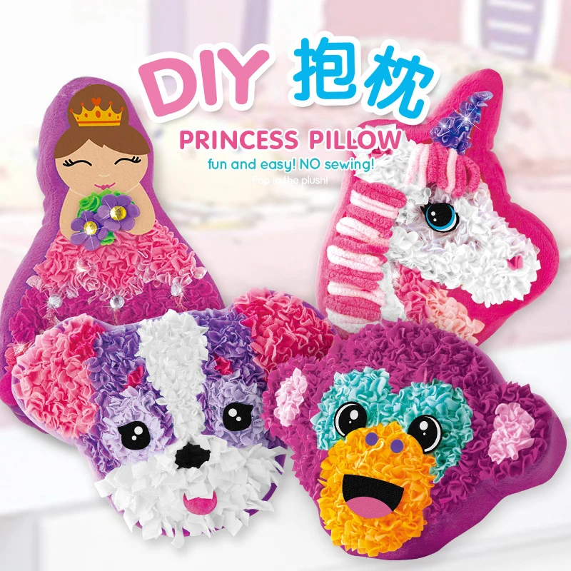 

DIY Plush Doll Toy Monkey Horse Dog Children’s Handmade Pillow Material Package Education Learning Plush Toy Girl Gift