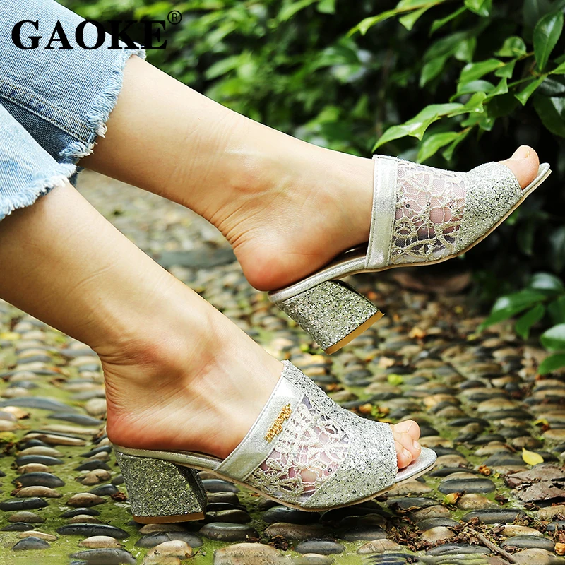 

2019 Woman Shoes Summer Lady Beach Sandals Women High Heel Slippers Platform Woman Slippers Flip Flops Sexy Lady Beach Footwear