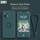 Магнитный чехол-держатель для Xiaomi MI 11 10 Pro Redmi Note 9 9S Pro Max, силиконовый чехол для Xiaomi Redmi 9 10X K30 Pro Mi11, чехол