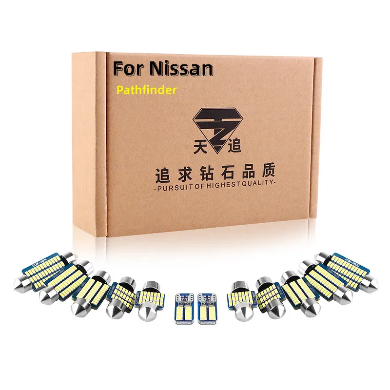 

Canbus For Nissan Pathfinder WD21 R50 R51 R52 1986-2020 Vehicle LED Interior Dome Map Light kit Car Lamp Accessories