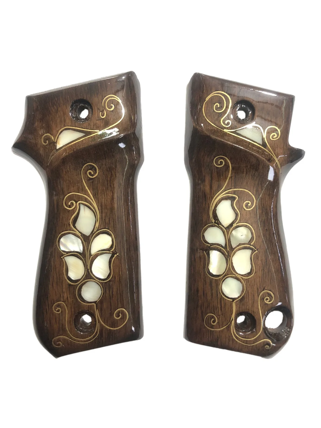 

Astra Condor Mod 800 Compatible Pearl Inlaid Wooden Grip Mod2