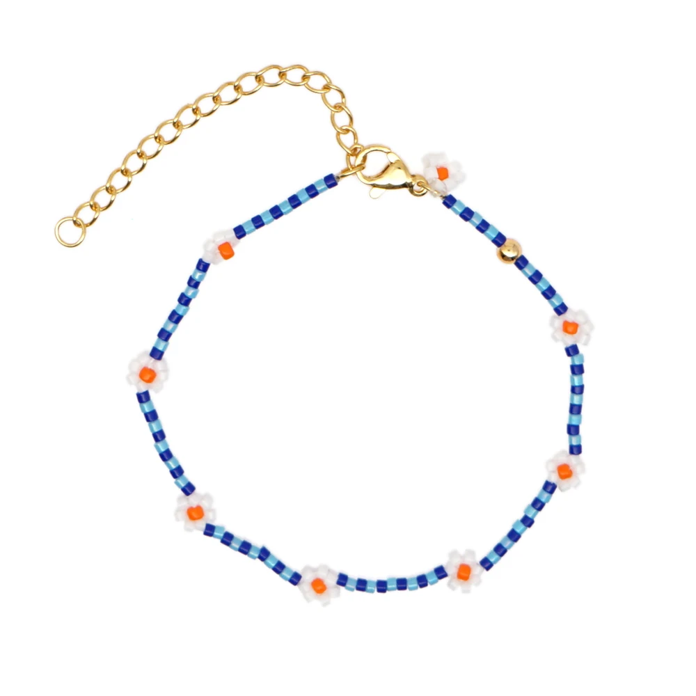 GO2BOHO Miyuki Bracelet Women Pulseras Mujer Moda 2020 Flower Bracelets Jewelry Bohemian Multicolor Charm Hnammade Gift | Украшения и