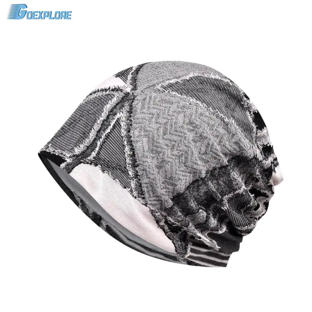 Теплые облегающие шапки Goexplore повседневные теплые шерстяные из флиса вязаные