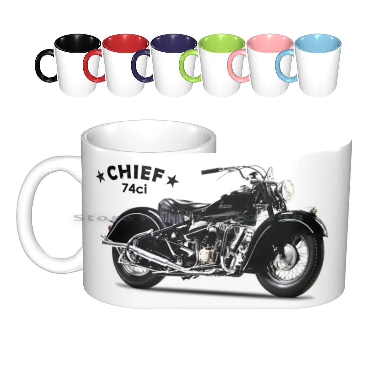 

The 1947 Chief Ceramic Mugs Coffee Cups Milk Tea Mug 1947 Motorcycles Vintage Motorcycle Vintage Motorcycles Vintage Transport