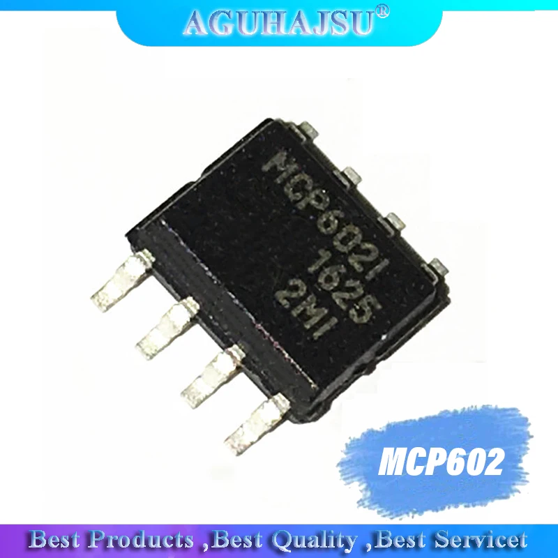 

10 шт. MCP602 SOP MCP602I SOP-8 MCP602-I/SN SOP8 Dual op amp