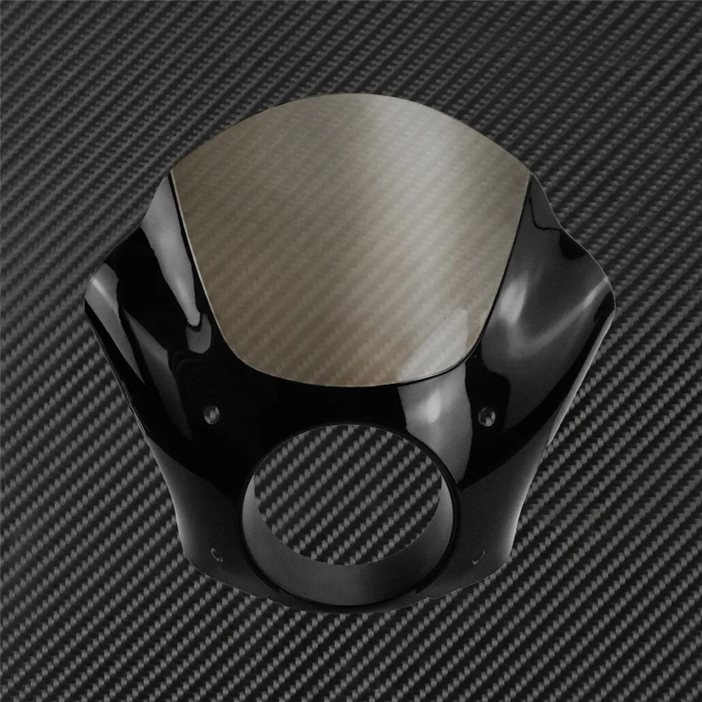 Мотоциклетная дымовая фара обтекатель четвертое лобовое стекло для Harley Dyna FXR Super