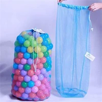 high quality portable kids ball storage net bag multi purpose toys organizer