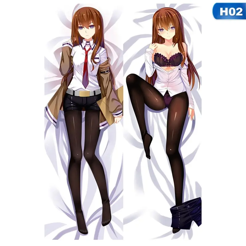 Популярный чехол для подушки аниме Steins ворота дакимакура сексуальной девушки 3D