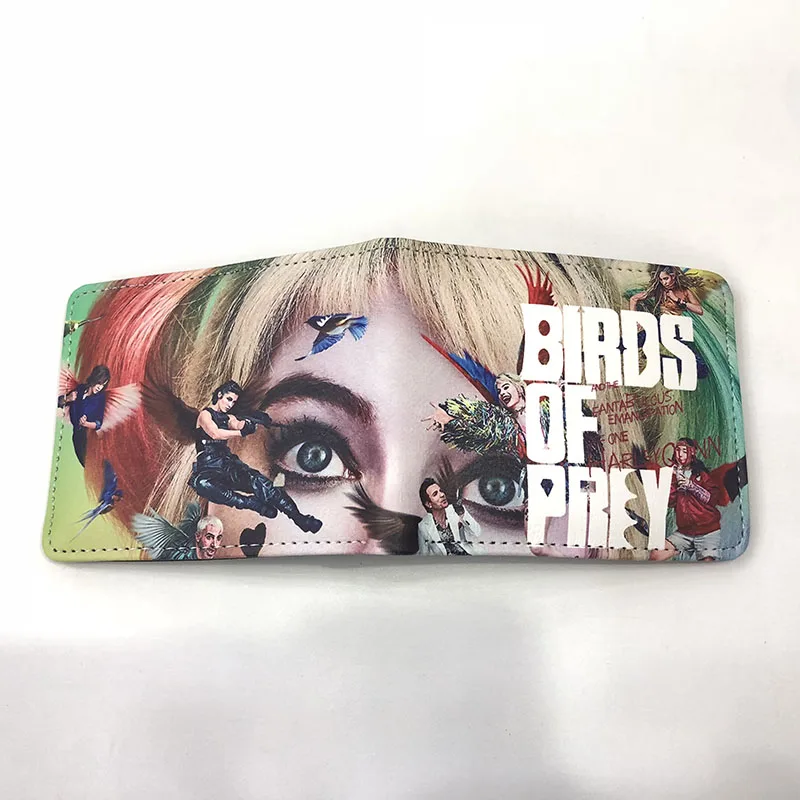 Новинка кожаные холщовые кошельки Harley Quinn Женская Повседневная модная короткая