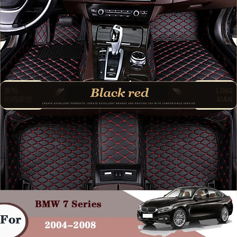 

Автомобильные коврики для BMW 7 серии 2008 2007 2006 2005 2004, коврик с проволочной петлей, пользовательские автомобильные аксессуары, подставка под но...