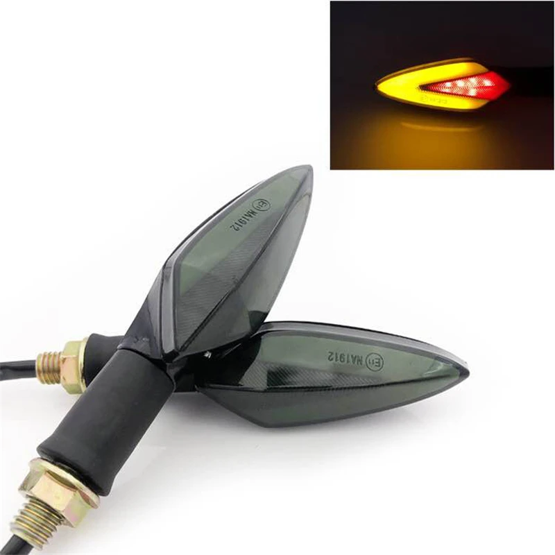 

Motorbike Turning Signal Lights for Cruiser Sportster Chromed Blinker X2Pcs Universal 100cc-800cc Motorcycle Lighting System