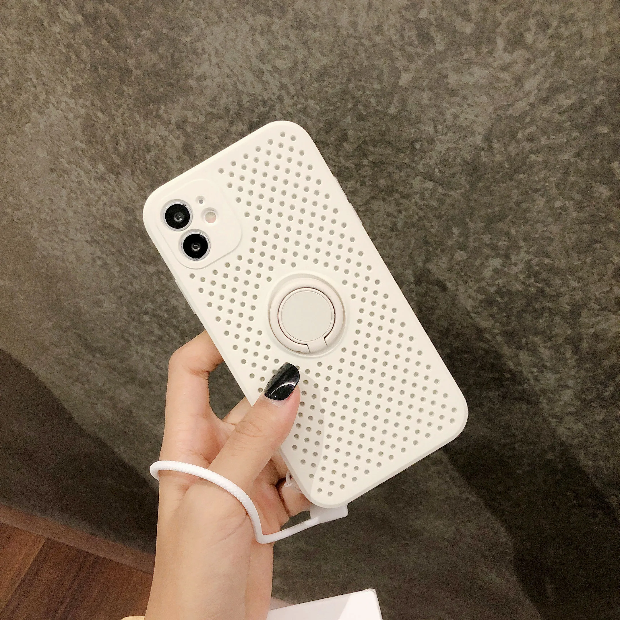 

Heat Dissipation Breathable Cooling Case For iPhone 12Pro 11Pro Max XR XS Max X 8 7 6S Plus SE 2 11Pro Soft TPU Plain Color Case