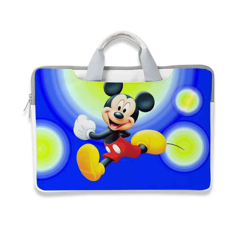 disney mickey minnie stitch laptop bag case for macbook air pro 13 14 15 6 laptop sleeve waterproof bag for dell lenovo huawei free global shipping