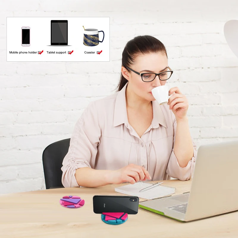 Современные силиконовые подставки для чашек настольная подставка ручек карт