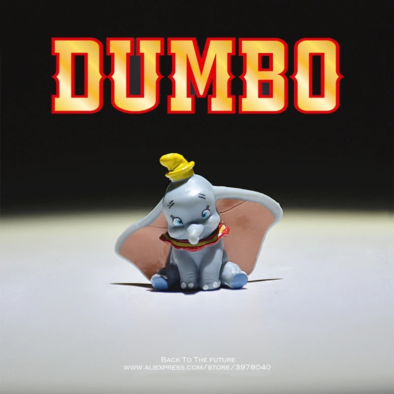 Disney Dumbo 2 5 см слон мини-кукла фигурка аниме украшение коллекция игрушки модель для