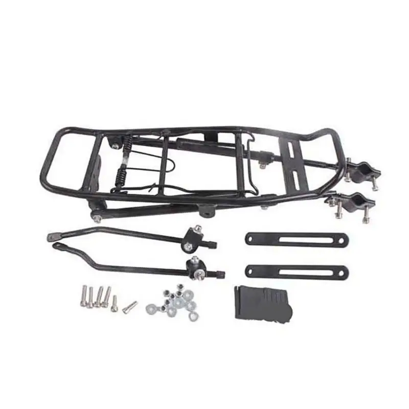 

Disc Brake Aluminum Alloy Bicycle Rear Rack MTB Foldable Bikes Pannier Carrier Bag Luggage Shelf