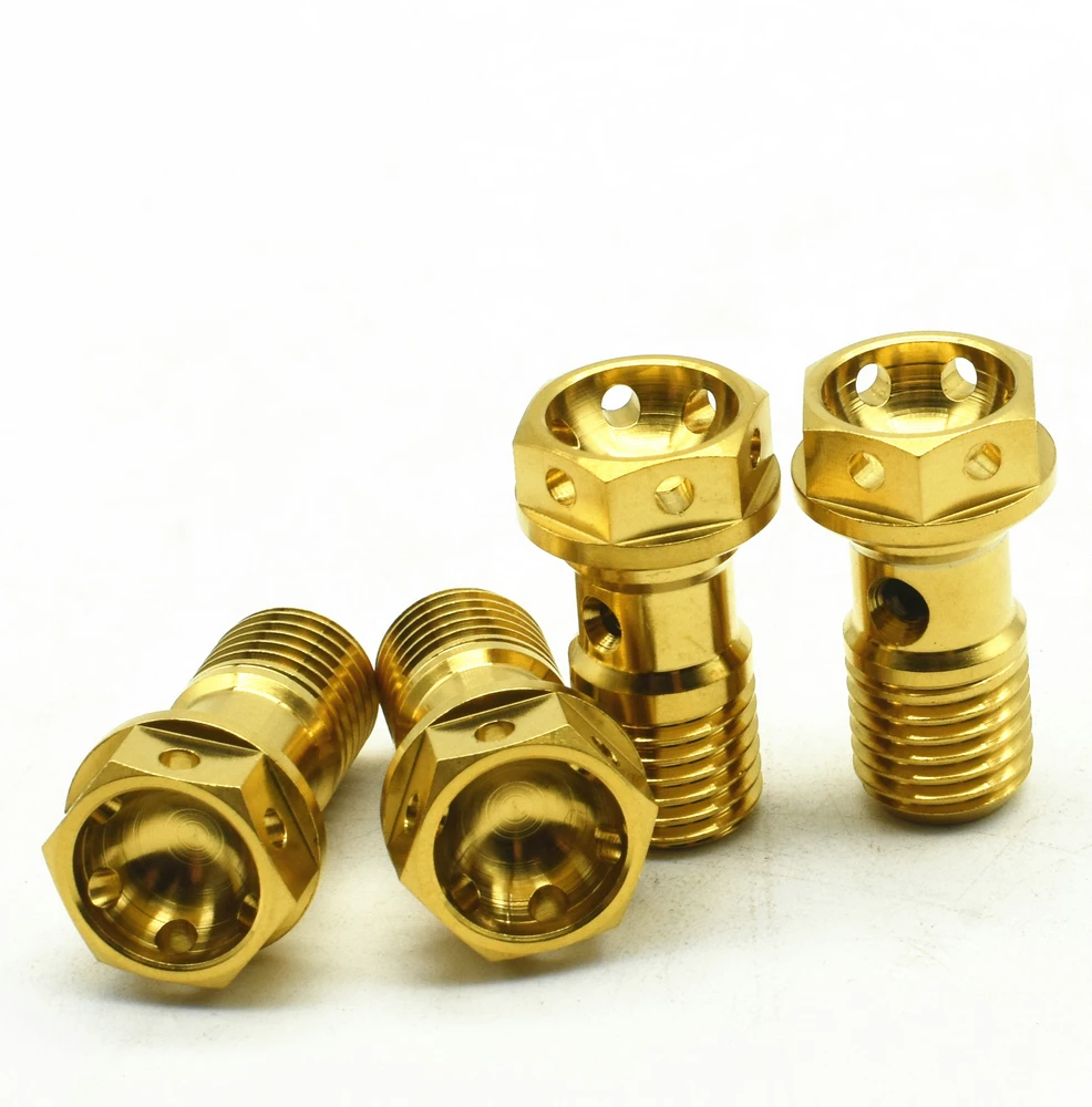 M10 Штангенциркули для мотоцикла трубчатые титановые болты шестигранные винты