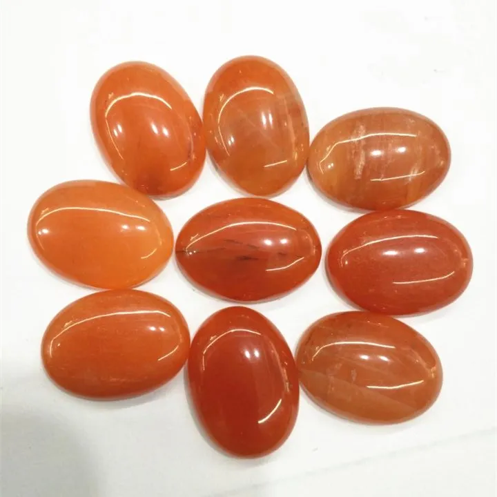 

10pcs nature red aventurine stone cabochons oval shape 18x25mm wholesale price good for your selling beads accessories top sells
