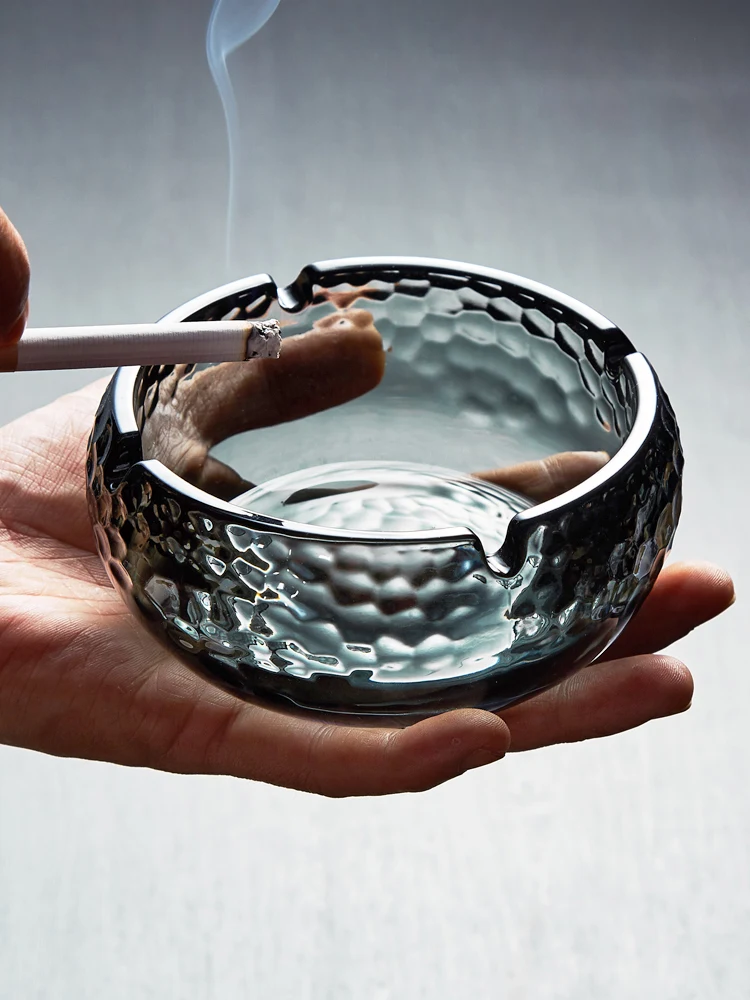 Стеклянная пепельница для ресторана гостиной отеля украшения дома|Пепельницы| |