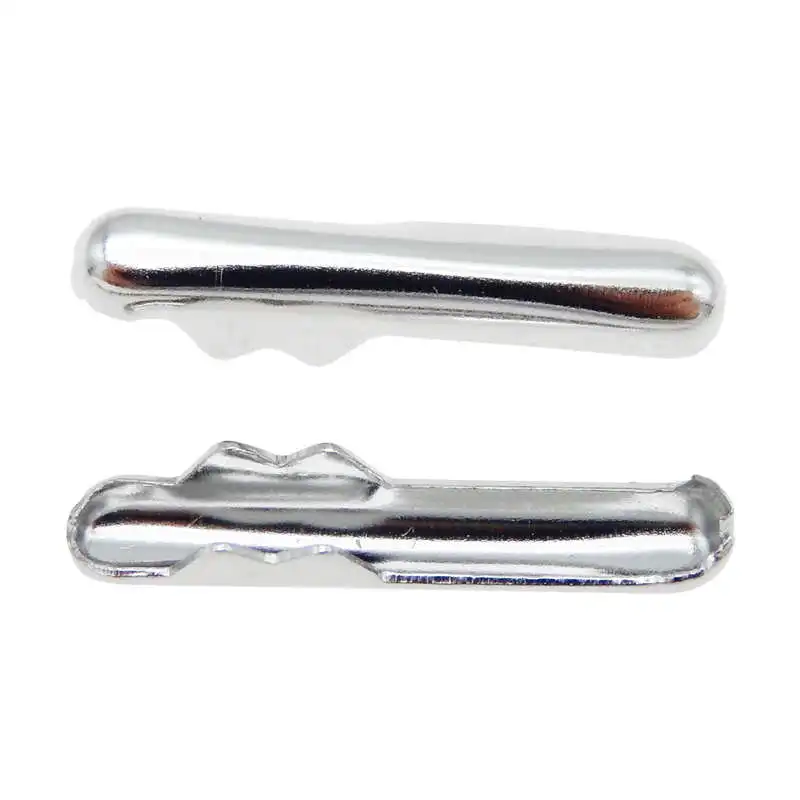 Обжимные колпачки для шнура 2 мм 100 шт. белого цвета | Украшения и аксессуары