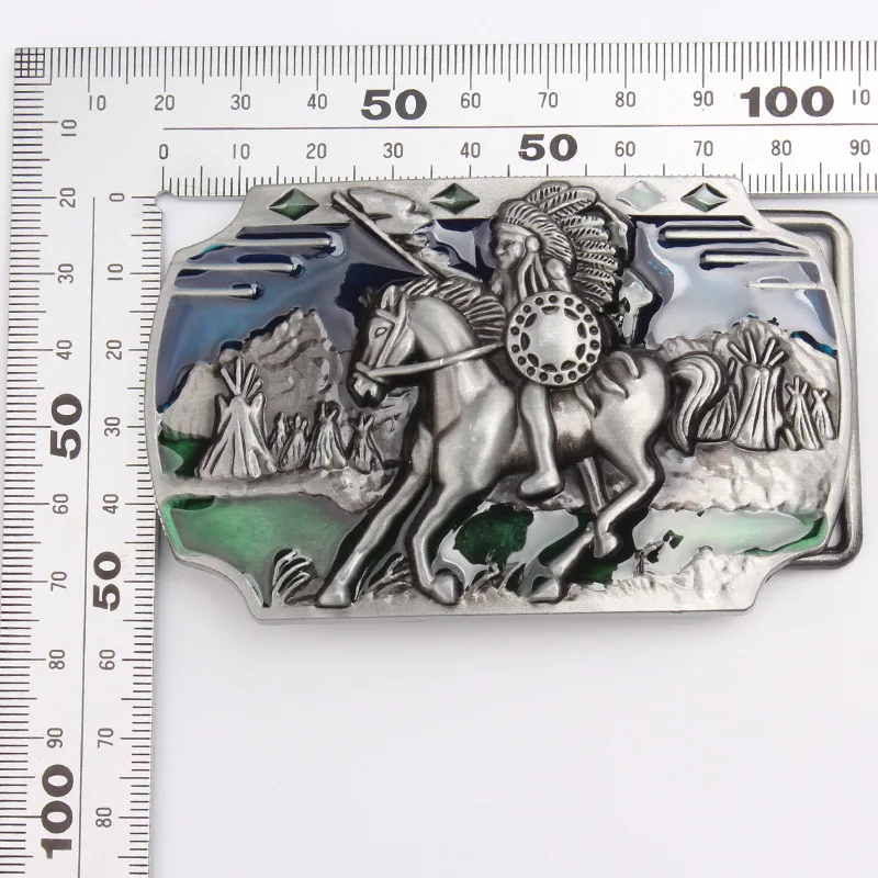 Пряжка для ремня в западном стиле индейский этнический плавный головной ремень