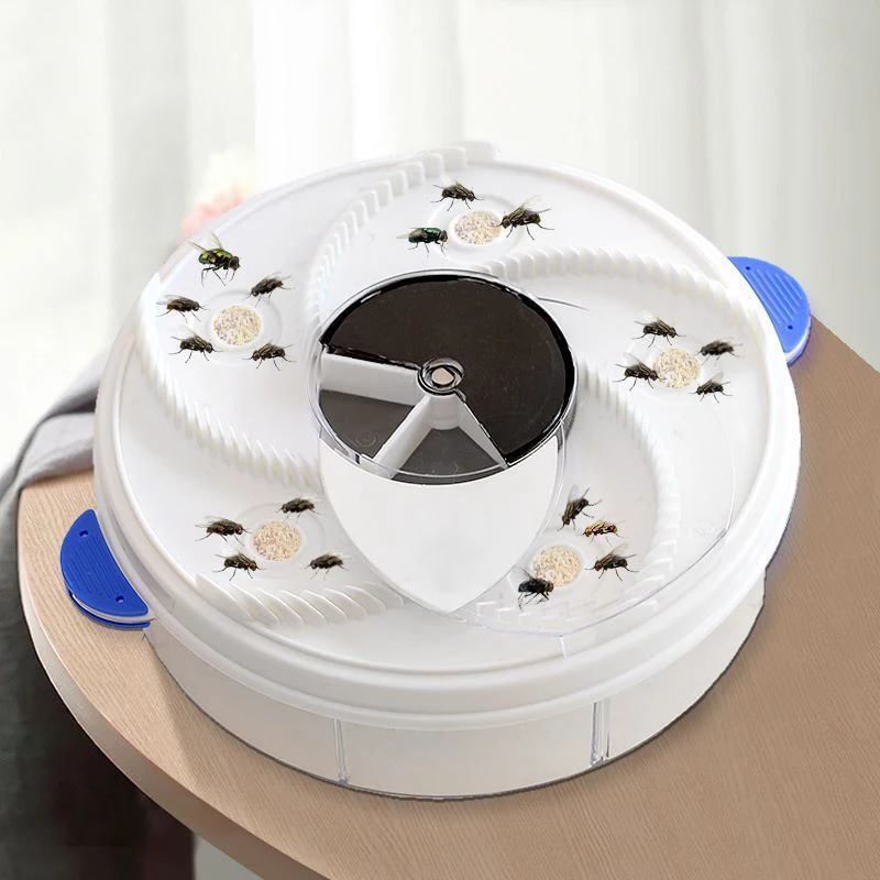 

USB Electric Fly Trap Device Flycatcher Automatic Trapping Food Fly Fly Catcher Insect Pest Flytrap Kitchen Home Type Fly Trap