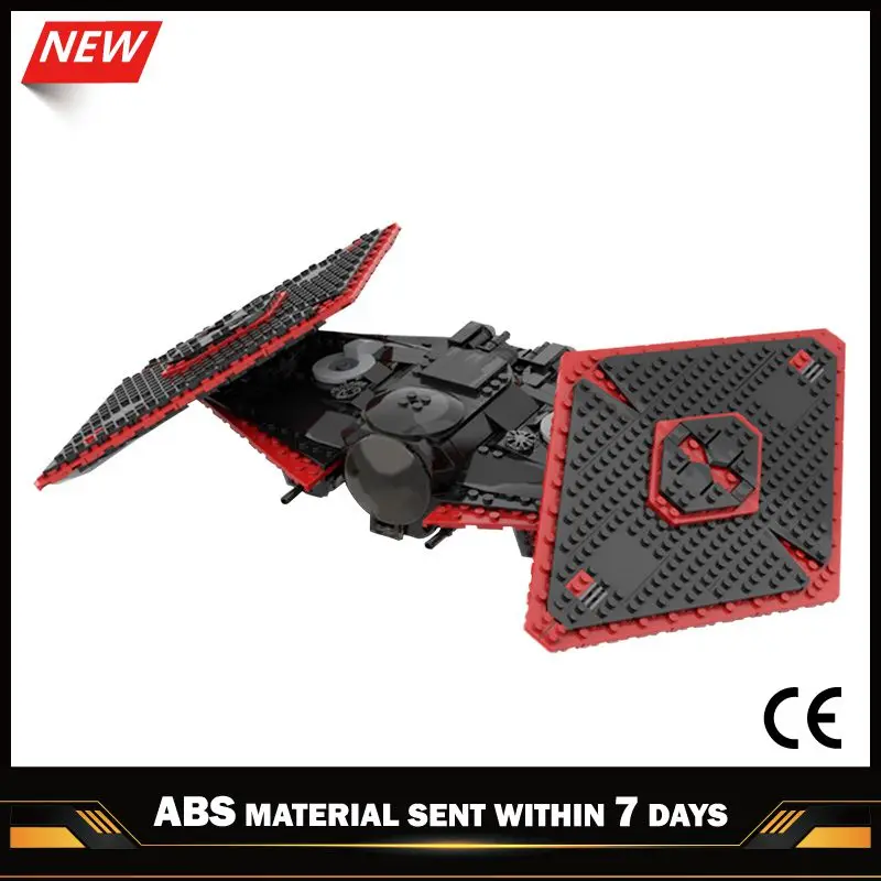 

MOC-41194 Star Plan Spaceship Wrath-BomberED Battleship Bricks Compatible with Small Building Blocks Movie Assemble Toys