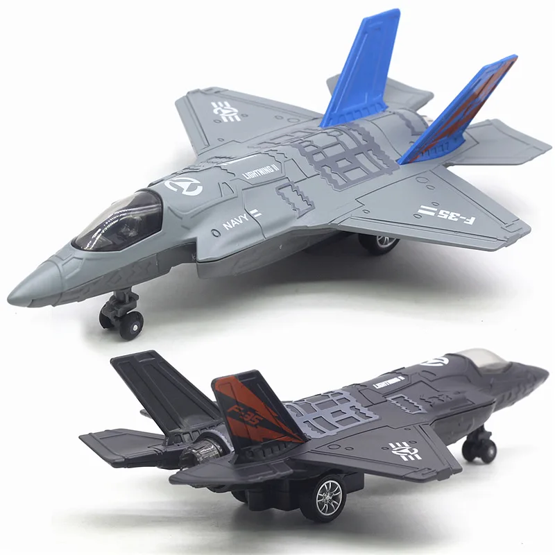 Игрушечные модели самолетов Сплав ABS Моделирование Американский боец F-16 F-35 звук
