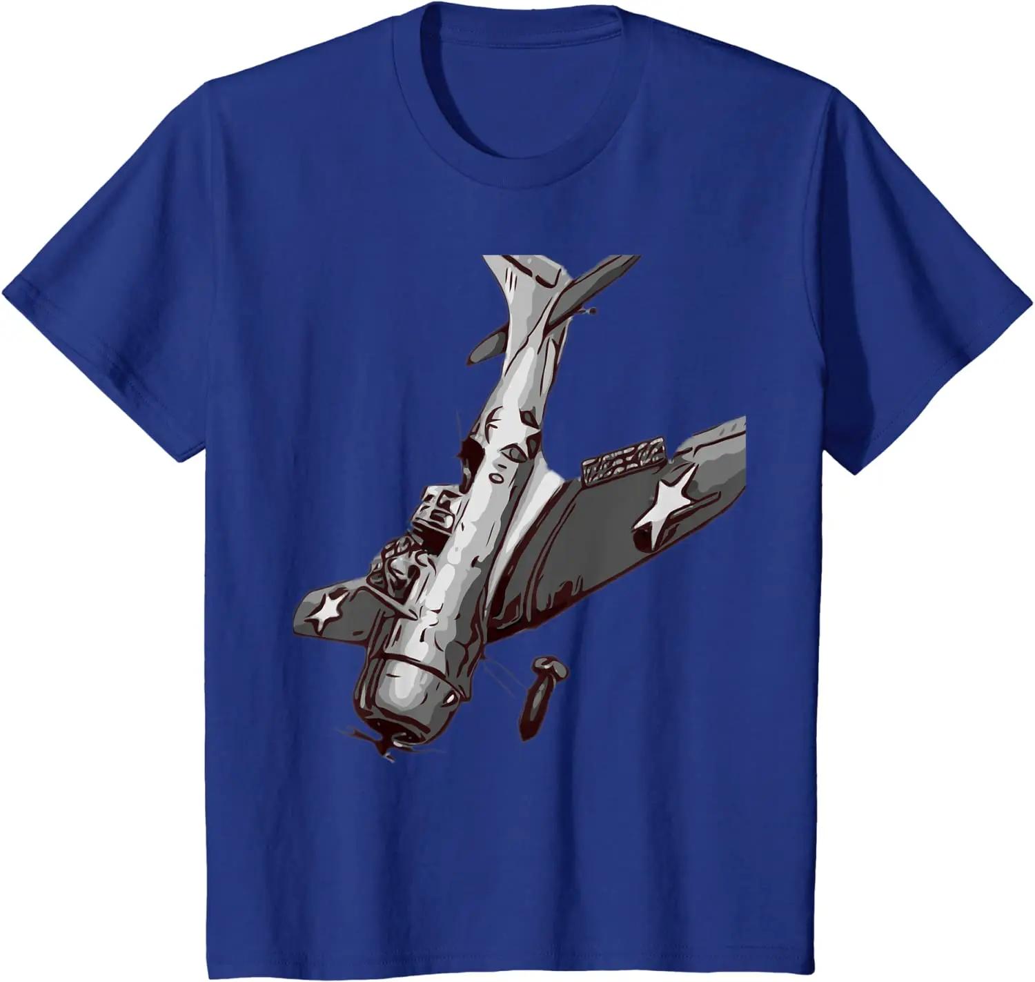 

WW2 American Dive Bomber Plane Aircraft Men T-Shirt Short Casual 100% COTTON O-Neck shirts
