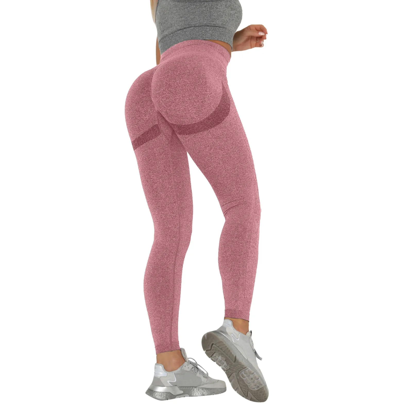 

2021 Women Gym Seamless Pants Sports Clothes Stretchy High Waist Athletic Exercise Fitness Leggings Activewear Pants