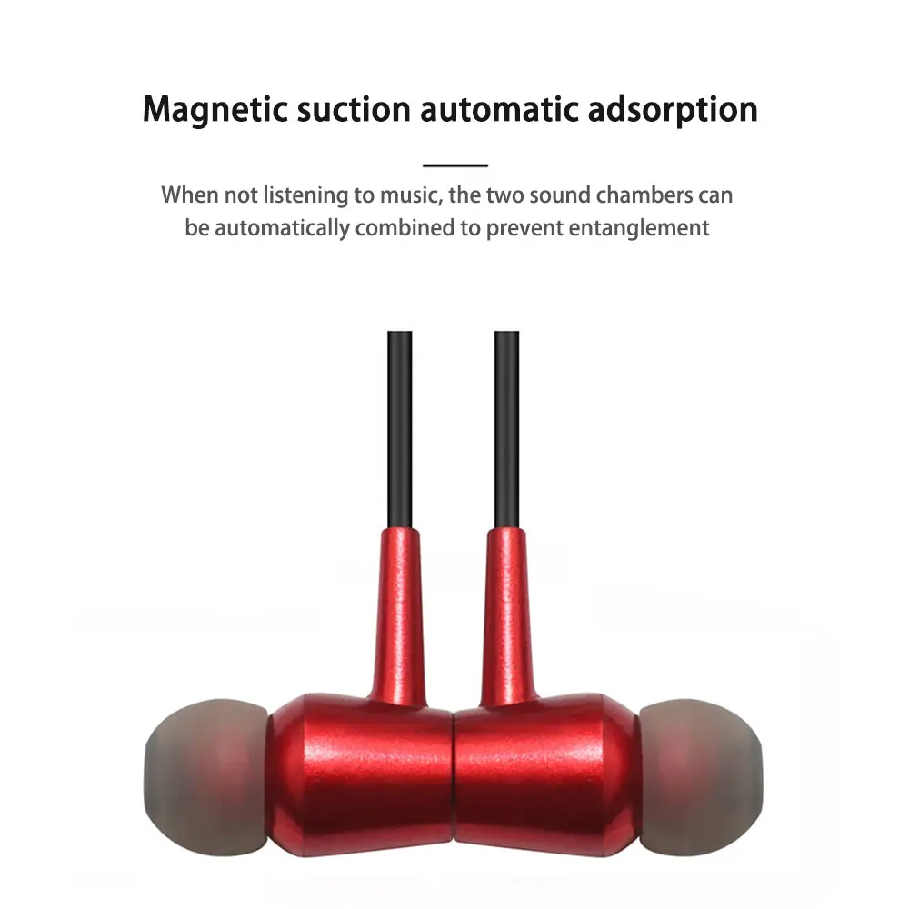 Bluetooth-гарнитура с шейным креплением 5 0 стерео беспроводная Спортивная длинная в