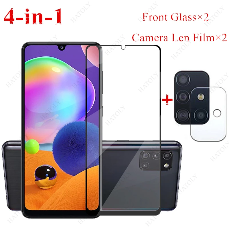 

2PCS For Samsung Galaxy A31 Glass for Samsung Galaxy M31 M21 A41 A51 A71 A11 A01 A10 A20 A30 A50 Tempered Glass Screen Protector