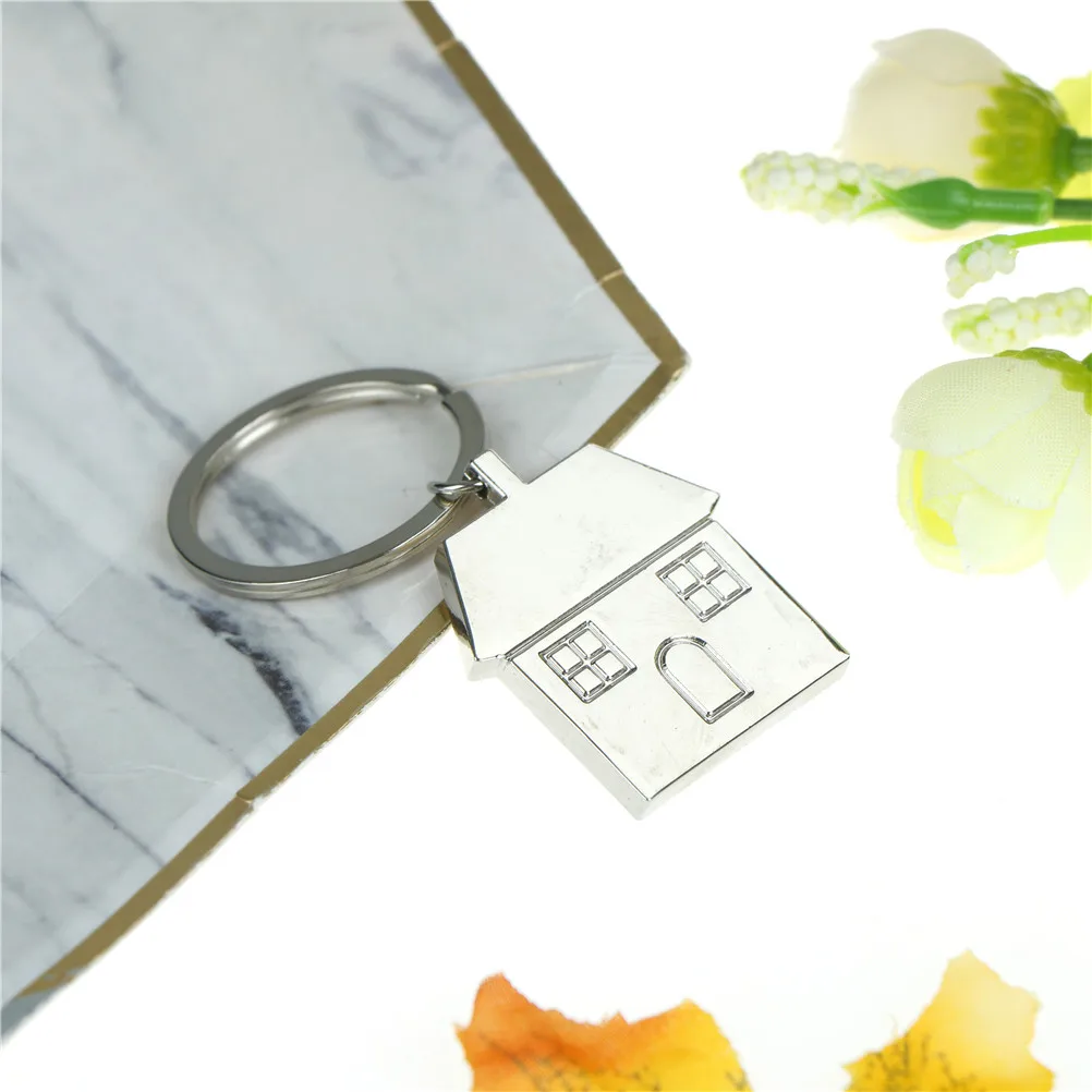 Креативные подарки брелок домик новинка сувенир металлический корпус кольцо для