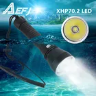 Фонарик XHP70 светодиодный желтыйбелый, 4000 люмен, для подводной охоты, 26650 м, xhp70.2