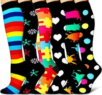 wholesale compression socks men 3567 pairsset birthday gift compression sports socks women