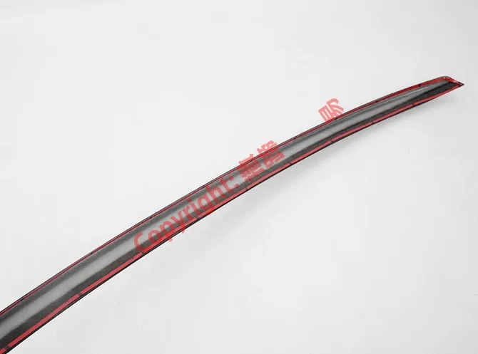 Углеродное волокно стиль задний спойлер крыло крышка отделка Литье гарнир для