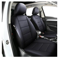 lux artificial pu leather car seat cover universal size full set airbag compatible fit most cars